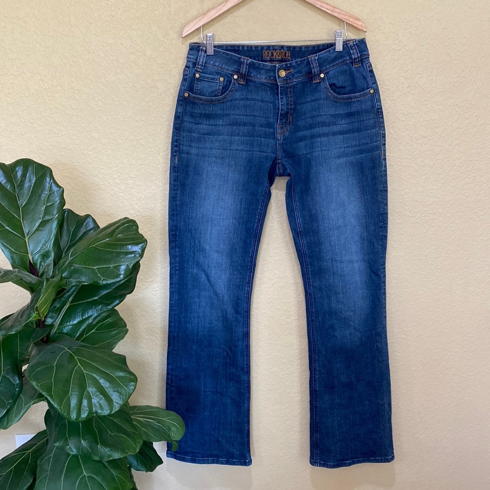 Rock & Roll Cowgirl Mid Rise Bootcut Jeans
